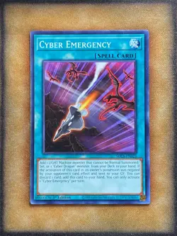 Yugioh Cyber Emergency SDCS-EN025 Common 1st Ed NM - Image 1