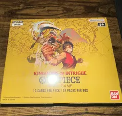 One Piece OP-04 Kingdoms of Intrigue Booster Box - ENGLISH - FACTORY SEALED MINT - Image 1