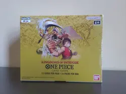 One Piece TCG: Kingdoms Of Intrigue Booster Box OP-04 (Factory Sealed) ENGLISH - Image 1