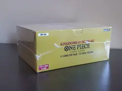 One Piece TCG: Kingdoms Of Intrigue Booster Box OP-04 (Factory Sealed) ENGLISH - Image 2