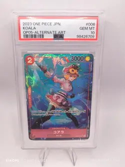 One Piece TCG 2023 OP05-006 Koala Alternate Art PSA 10 - Image 1