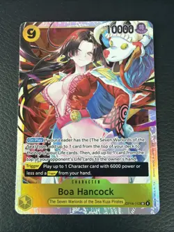 Boa Hancock OP14-112 SR The Azure Sea’s Seven Foil One Piece TCG English - Image 1