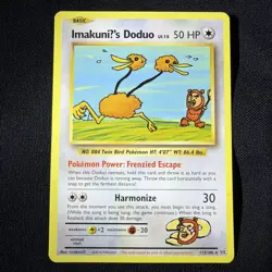 ImakuniU's Doduo 112/108 XY Evolutions Secret Rare Pokemon Card NM MINT - Image 1
