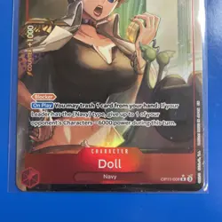 Doll (Alt Art) OP11-008 | A Fist of Divine Speed | One Piece TCG Card | English - Image 3