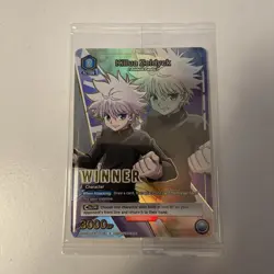 Killua R Winner Union Arena Holo Card Battle Champion Promo English HTR-1-018 - Image 1