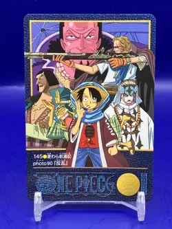 Luffy Usopp ONE PIECE Visual Adventure Cards TCG Japanese Anime 2001 #145 [AE] - Image 1