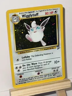 Pokemon TCG Wigglytuff Holo Rare Card 19/130 Base Set 2 EXCELLENT 1 Owner - Image 3