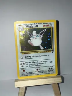 Pokemon TCG Wigglytuff Holo Rare Card 19/130 Base Set 2 EXCELLENT 1 Owner - Image 4
