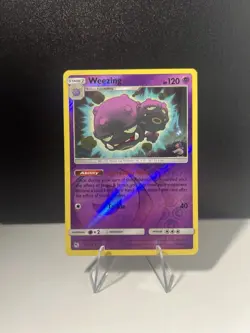 Weezing 29/68 Hidden Fates 2019 Reverse Holo Foil Rare Pokemon TCG Card - Image 1