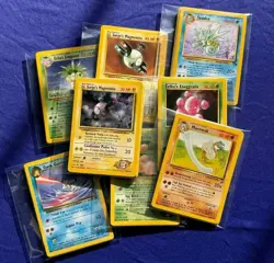 8-Card Vintage Pokemon Lot - WOTC Era Commons & Uncommons - Authentic Cards - Image 1