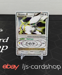 Arceus Lv.X Platinum Arceus 96/99 Holo LP Pokemon Card T1 - Image 1
