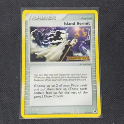 Island Hermit - 76/101 - Reverse Holo - Ex Dragon Frontiers - Pokemon Card - HP - Image 1