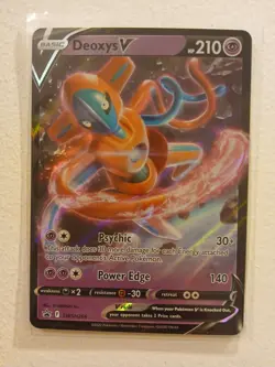 Deoxys Pokemon Card Bundle Vmax Vstar V Promo Holo Rare - Image 2