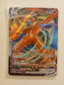 Deoxys Pokemon Card Bundle Vmax Vstar V Promo Holo Rare - Image 4