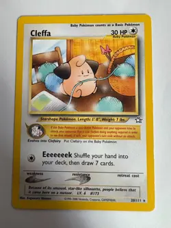 Pokemon Card - Cleffa 20/111 Neo Genesis Rare - Image 1