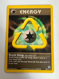 Pokemon Card - Recycle Energy Neo Genesis 105/111 Rare - Image 1