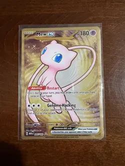 Mew ex 151 Ultimate Premium Collection Metal Card Double Rare 205/165 - Image 1