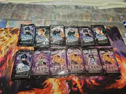 Lot of 5 Yu Yu Hakusho Ghost Files Dark Tournament Booster Trading Card Packs +7 - Image 1