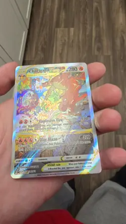 Charizard VStar SWSH262 Ultra Premium Collection Full Art Promo Pokemon Card NM - Image 2