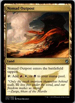 Nomad Outpost U Khans of Tarkir 237 LP MTG - Image 1