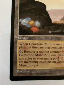 Gemstone Mine - Magic The Gathering MTG - Weatherlight. LP. Excellent Condition - Image 3