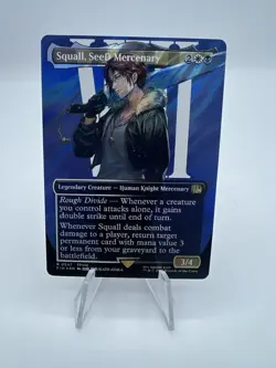 MTG Final Fantasy Squall Seed Mercenary Borderless Surge Foil - Image 1