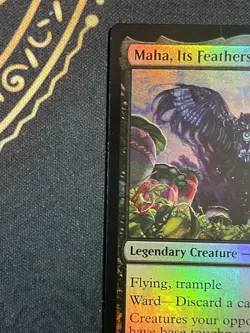 Maha, Its Feathers Night Bloomburrow Foil LP condition - Image 4