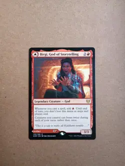 Birgi, God of Storytelling Kaldheim Regular - NM MTG Mythic Rare - Image 1