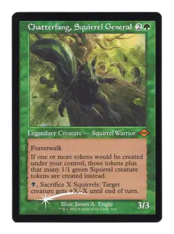 MTG English Chatterfang, Squirrel General (Retro Frame) (Foil) NM - Image 1
