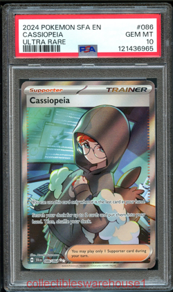 Pokemon Shrouded Fable Cassiopeia 086 PSA 10 - Image 1