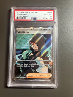 2024 POKEMON SFA EN-SHROUDED FABLE ULTRA RARE #086 CASSIOPEIA PSA 10 - Image 1