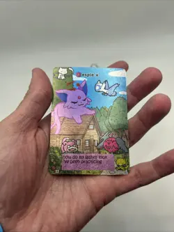 Pokiebubies 1st Edition Fan Art Chef Ken Lee Espie X #157 Espeon Holo V2 Pokemon - Image 4