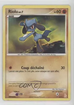 Riolu (Lucario Deck) French Pokemon Trainer Kit Manaphy & #6 2007 - Image 1