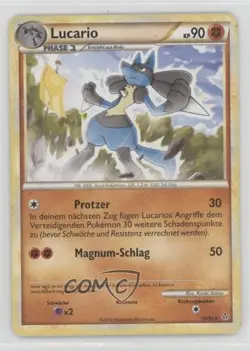 Lucario German Pokemon HeartGold & SoulSilver Unleashed #19 2010 - Image 1