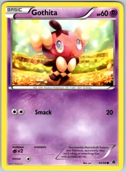 Gothita 44/98 Common Emerging Powers Pokemon NM - Image 1