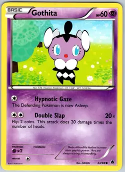Gothita 43/98 Common Emerging Powers Pokemon NM - Image 1