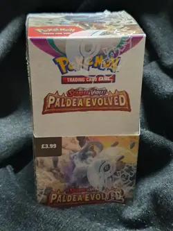 Pokemon TCG Scarlet & Violet Paldea Evolved Half Booster Box Sealed - Image 1