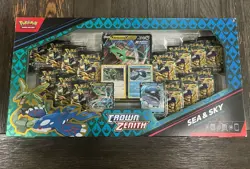 Pokemon TCG: Crown Zenith Sea and Sky Premium Collection Box 14 Packs - Image 1