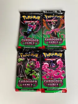 Pokemon Shrouded Fable Booster Pack Full Art Set Lot of 4 packs NEW & SEALED - Image 1