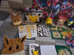 Huge Pokemon TCG Accessories Lot Charizard, Pikachu, Eevee, Pins & Figures - Image 2