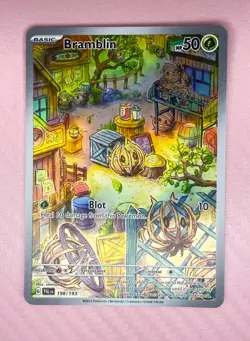 Pokemon TCG: Bramblin 198/193 Sv02: Paldea Evolved Holo [GREAT Condition] - Image 1