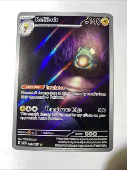 Bellibolt 201/197 Obsidian Flames Illustration Rare Full Art Pokemon TCG NM+ - Image 1