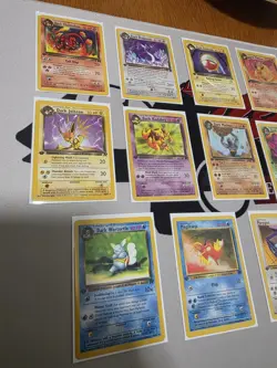 VINTAGE Pokemon Team ROCKET Complete 1st Edition Common/ Uncommon Set - Image 2