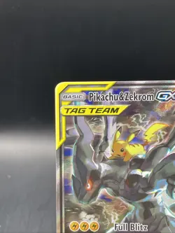 Pikachu & Zekrom GX SM168 Sm Holo Pokemon TCG - Image 2