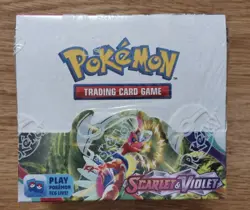 Pokemon TCG Scarlet and Violet Base Set Booster Box 36 Packs SEALED AND NEW - Image 1
