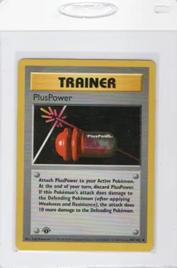 Pokemon TCG - PLUSPOWER - 1ST EDITION/SHADOWLESS - 84/102 - BASE SET (1999) - LP - Image 1