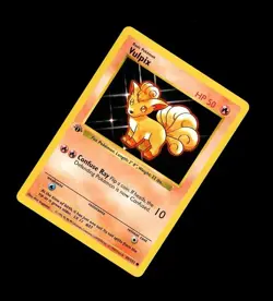 RARE 1999 WOTC Pokemon 1st Edition (SHADOWLESS) VULPIX 68/102! LP- NM - Image 1