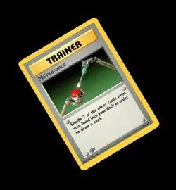 1999 WOTC Pokemon TRAINER MAINTENANCE 1st Edition SHADOWLESS 83/102! LP - NM - Image 1