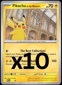 Pokemon TCG | Pikachu at the Museum Promo | UK National History | WORLDWIDE SHIP - Image 1