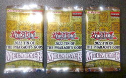 Konami Yu-Gi-Oh! TCG Tin of The Pharaoh's Gods 1st Edition Mega Pack Lot of 3 - Image 4